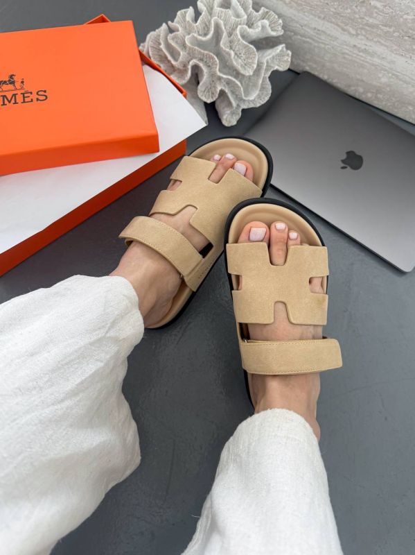 Hermes Sandals Beige 37