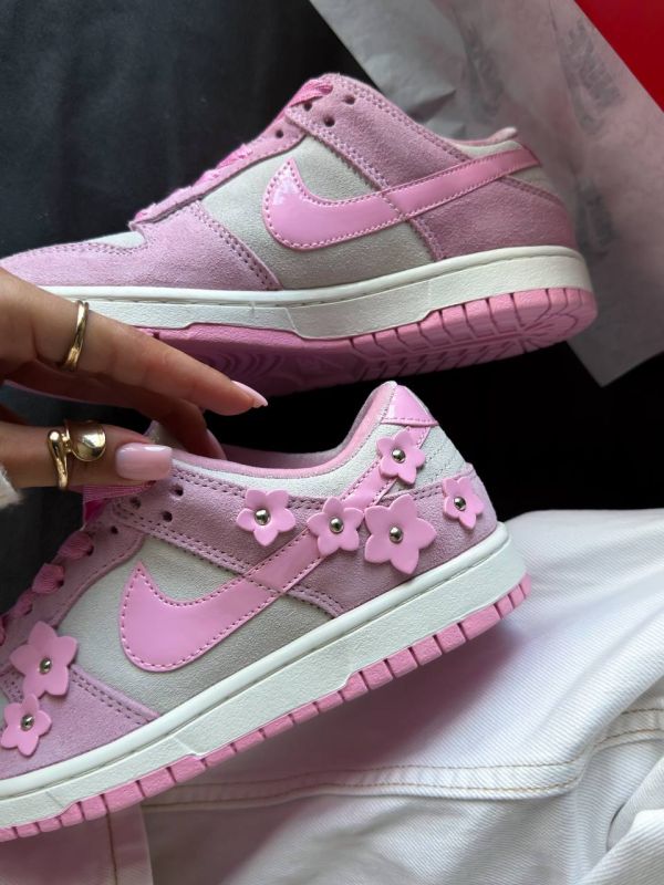 DUNK LOW  Pink Flowers 36