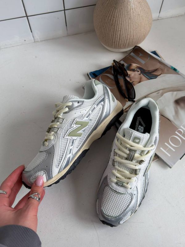 204L White/Metallic/Beige 36