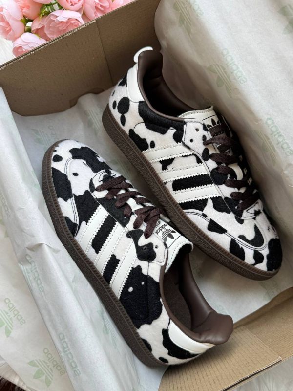 Samba OG Cow Print Dark Brown White 36