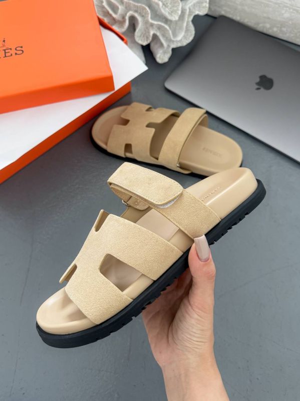 Hermes Sandals Beige 37