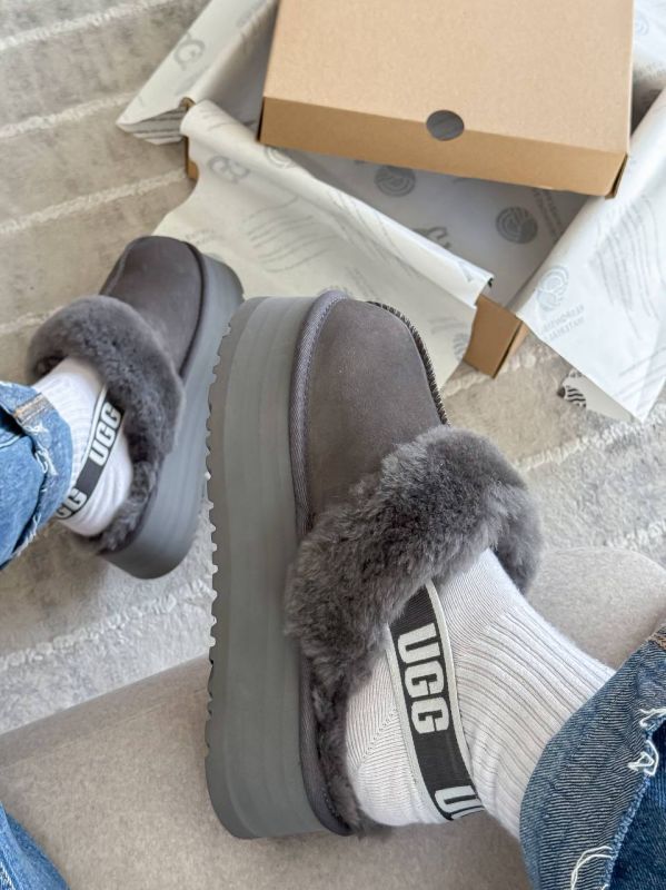Funkette Slipper Platform Grey 36
