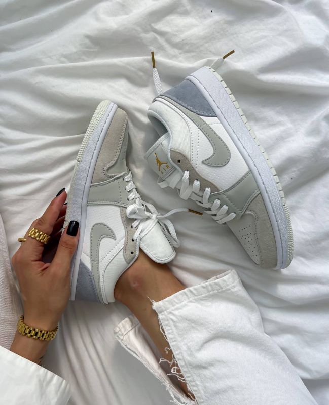 Jordan 1 Low Grey/Blue 41