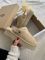 Lanah Clog Brown Beige Platform 38