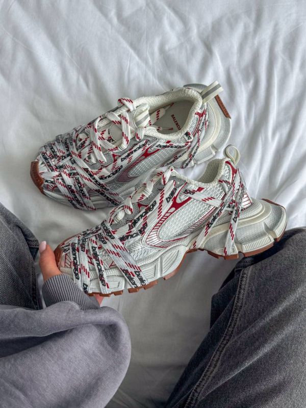3XL Extreme Laces Red/White  Logo 36