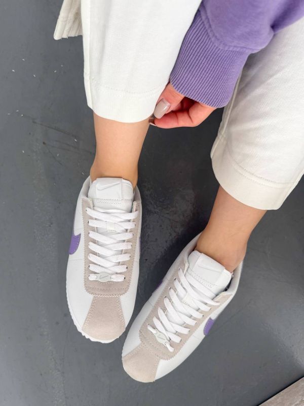 Cortez White/Violet 38