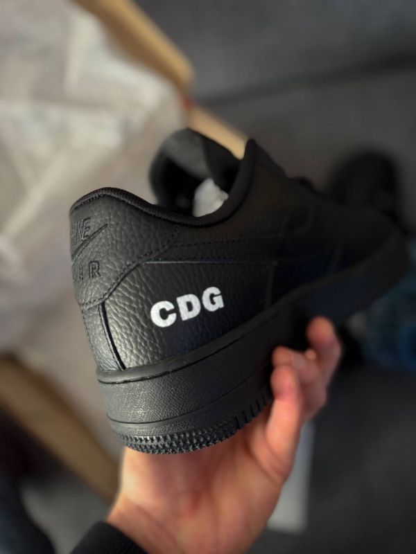 Air Force 1 СOMME des GARCONS Black 40