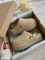 Lanah Clog Brown Beige Platform 38