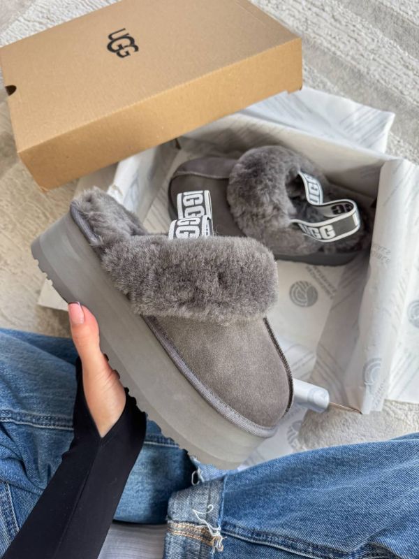 Funkette Slipper Platform Grey 36