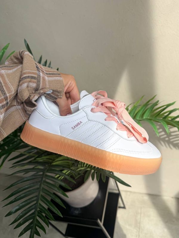 Samba Platform  White 36