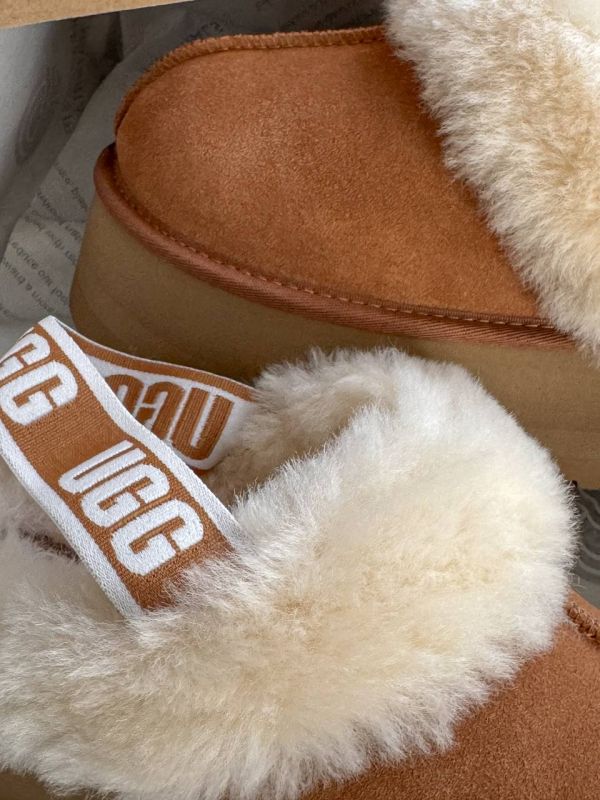 Funkette Slipper Platform Chestnut 41