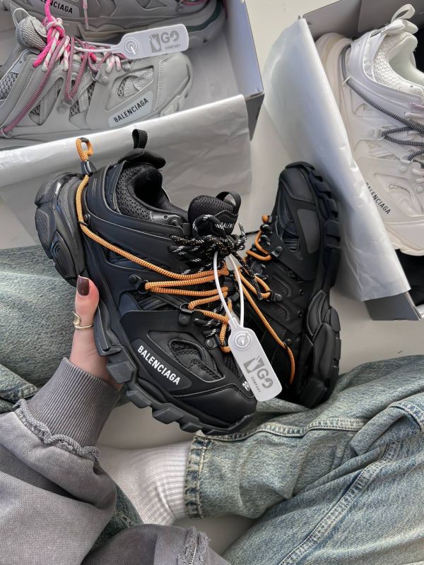 Balenciaga Track Trail Laces WMNS Black/Pink 36