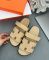 Hermes Sandals Beige 37