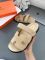 Hermes Sandals Beige 37