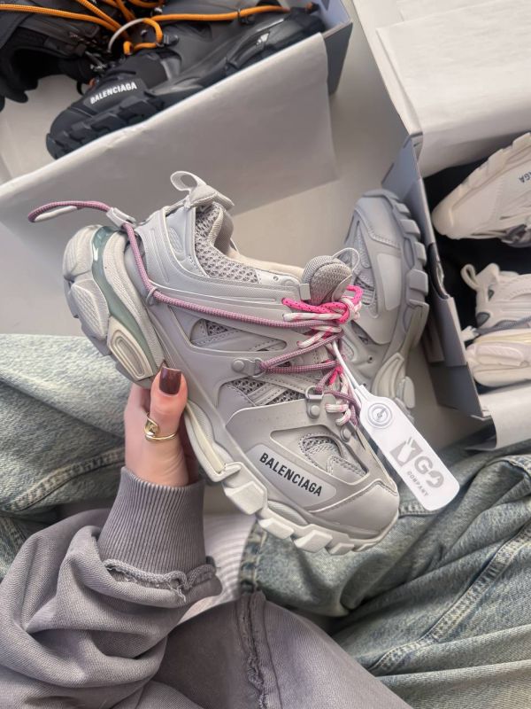 Balenciaga Track Trail Laces WMNS Grey/Pink 36