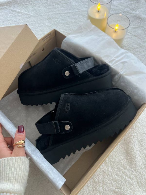 Lanah Clog Black Platform 37
