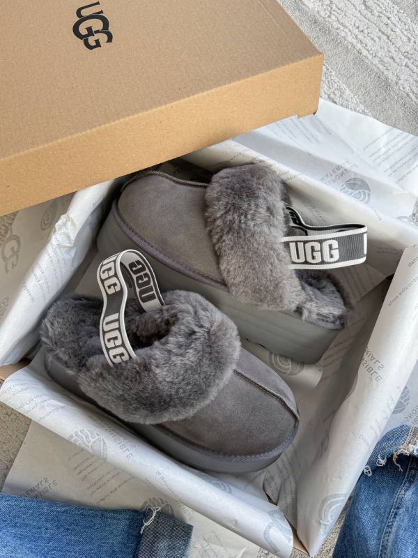 Funkette Slipper Platform Grey 36