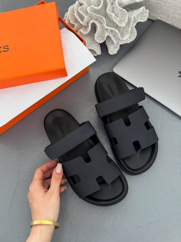 Hermes Sandals Black