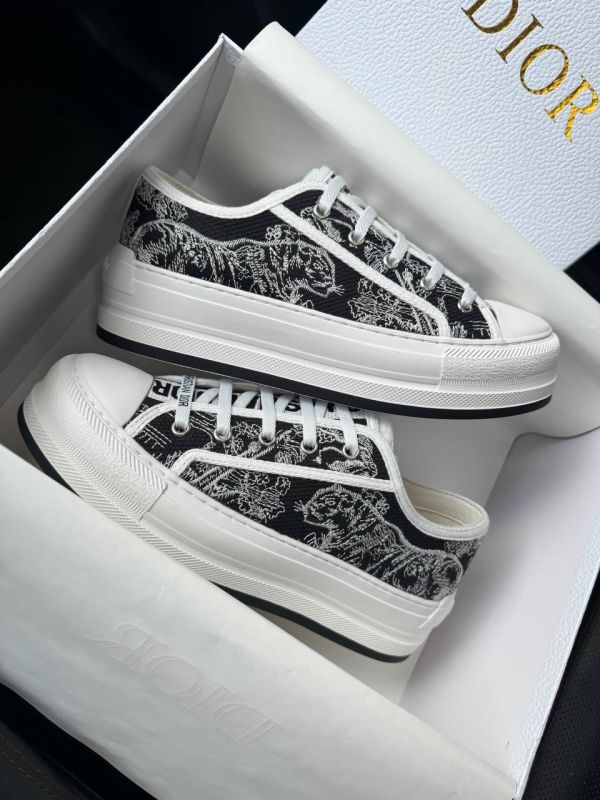 Walk-N Dior Platform Black/White  Premium 39