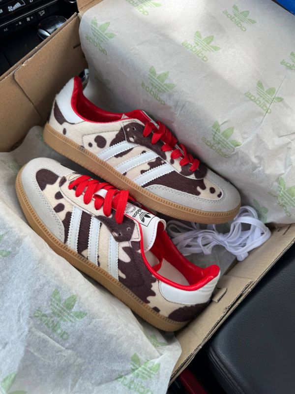 Samba OG Cow Print Beige/Black 36