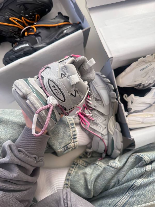 Balenciaga Track Trail Laces WMNS Grey/Pink 36