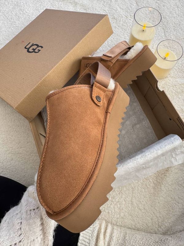 Lanah Clog Chestnut Platform 36