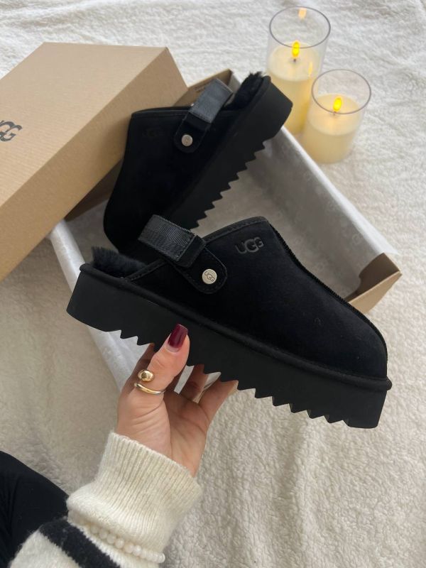 Lanah Clog Black Platform 37