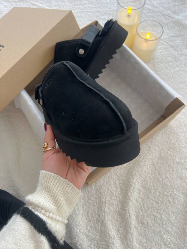 Lanah Clog Black Platform 37